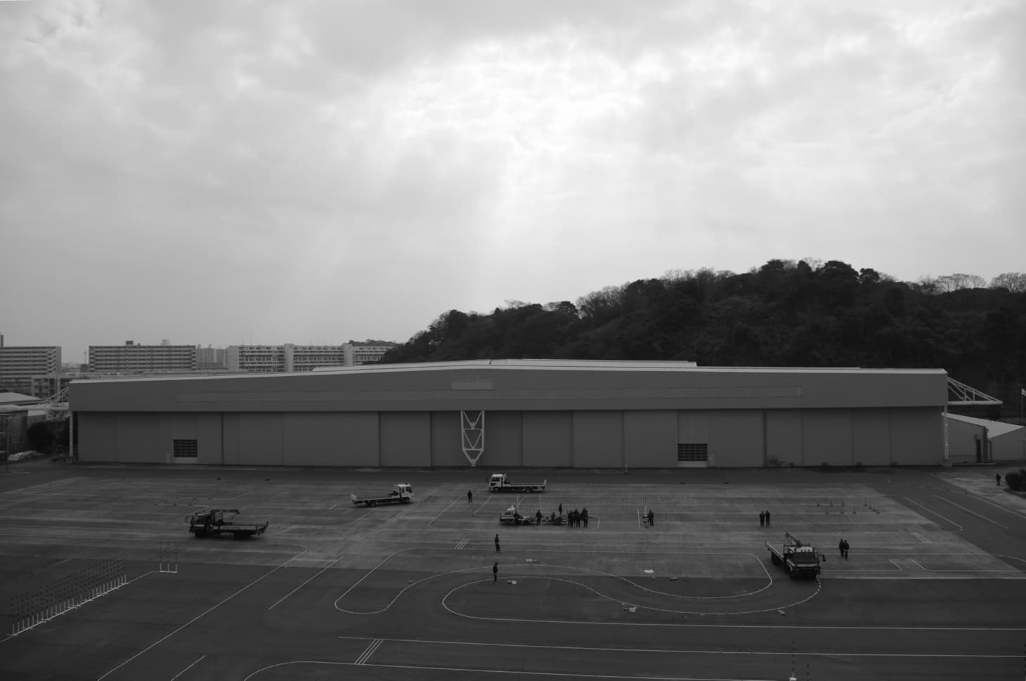 東洋一の水上飛行艇格納庫