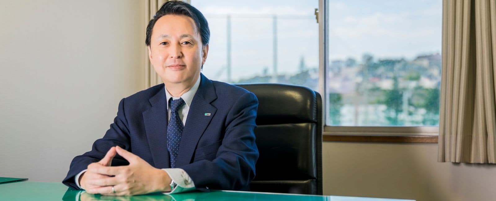 代表取締役社長　馬淵圭雄